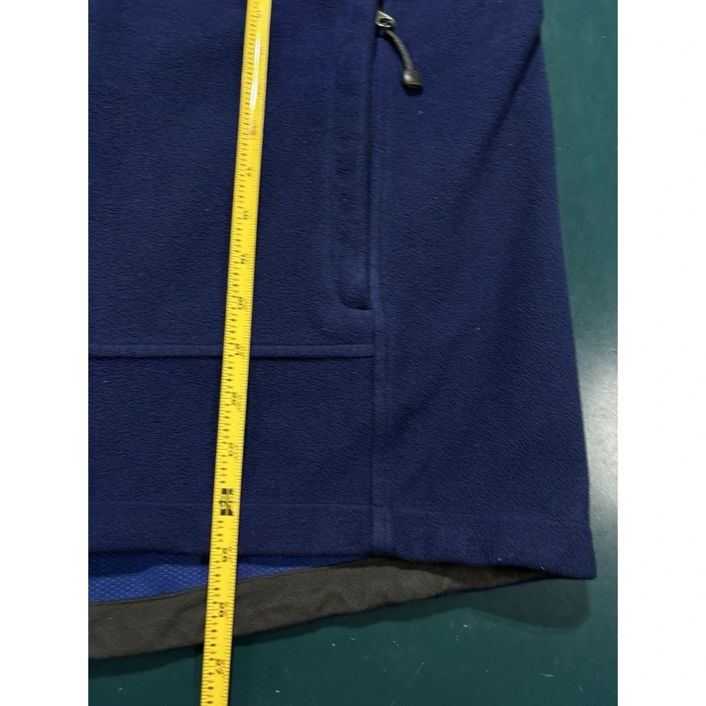 The‎ North Face Jacket Men's Medium Windwall Full Zip Fleece Lined Outdoor Blue